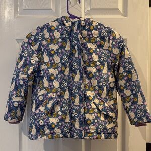 Mini Boden Bunny Print Kids Anorak Jacket